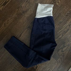 Maternity navy dress pants, LOFT, size 6